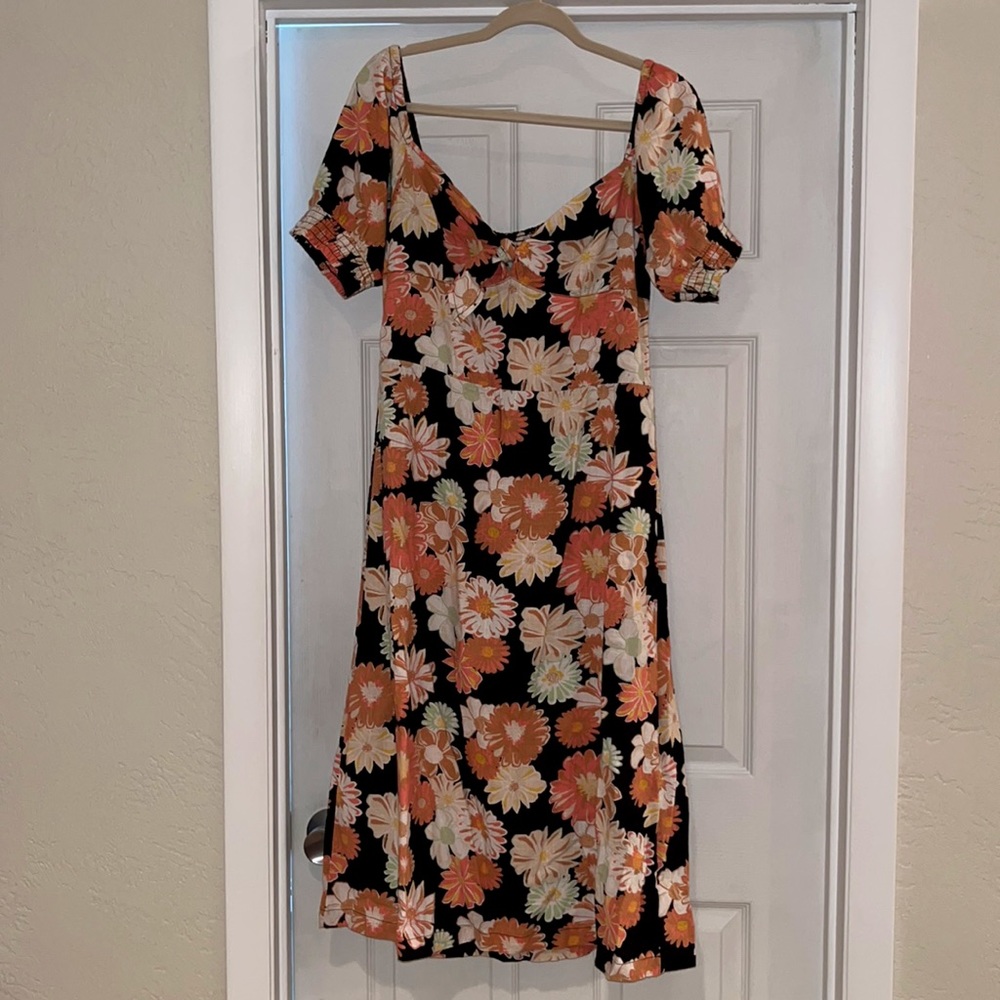 Roxy “summertime feeling” Midi Floral Dress